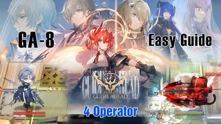 [Arknights] GA-8 Easy Tutorial Attempt 4 Operator - Guide Ahead Rerun