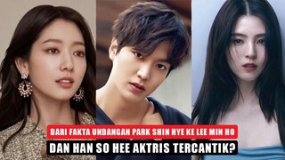 Fakta Undangan Pernikahan Park Shin Hye ke Lee Min Ho, Han So Hee Aktris Tercantik Kalahkan Bae Suzy