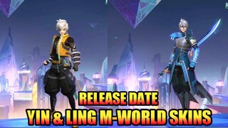Ling & Yin M-World Skins Release Date Entrance Animation | MLBB