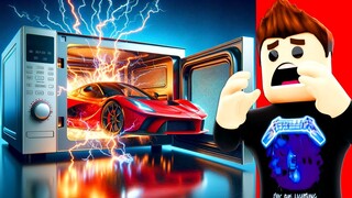 I MICROWAVED A SUPERCAR in the NEW Roblox Car Crushers 2 Update!