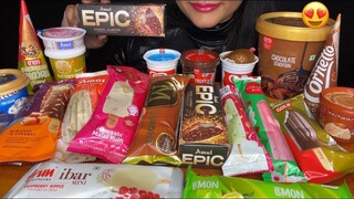 ASMR EATING ICECREAM🥶MAGNUM ALMOND,AMUL EPIC,KWALITY WALLS,CHOCO BAR FOOD EATIN