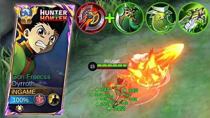DYRROTH GON FREECSS SKIN NEW CHEAT DAMAGE & LIFESTEAL BUILD TO ONE SHOT META HER