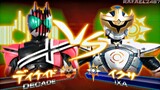 Kamen Rider Climax Heroes PS2 (Decade) vs (IXA Burst Mode) HD
