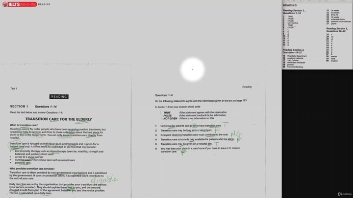 68 - READING General Training Test 3 Feedback