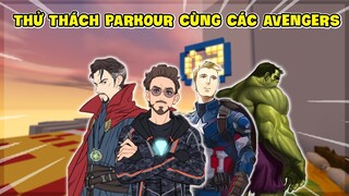 MINI WORLD || THỬ THÁCH PARKOUR TẤU HÀI CÙNG CÁC AVENGERS PHIÊN BẢN MINI WORLD