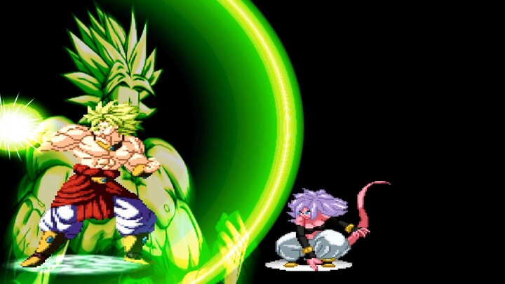 Broly Vs Android 21 |Mugen | HD