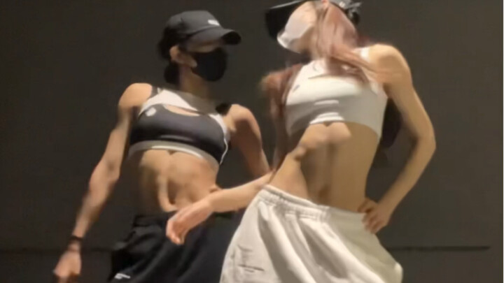 Pretty girls walk handsome and sexy