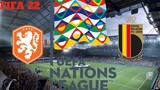 FIFA 22 - Netherlands vs Belgium | Nations League 2022 Prediction #fifa22 #uefanationleague