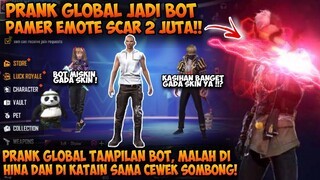 PRANK PAMERIN EMOTE 2 JUTA KE GLOBAL, MALAH KETEMU CEWEK SOMBONG!! - GARENA FREEFIRE
