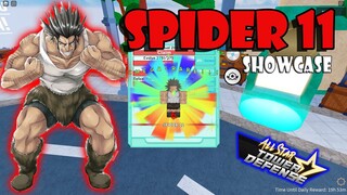 SPIDER 11 (UVOGIN) SHOWCASE - ALL STAR TOWER DEFENSE
