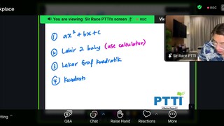 MATEMATIK F4 KUADRATIK