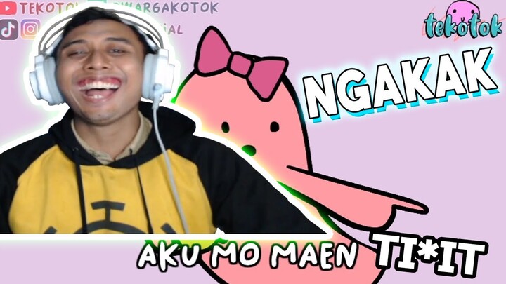 AKU MAU MAIN TI*IT PAPAH @Tekotok KOCAK BANGET NJIRR WKWK !! - REACTION NGAKAK
