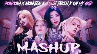 PONZONA x MONSTER x GIVEN-TAKEN ft. OH MY GOD (PURPLE KISS, ENHYPEN, IRENE AND SEULGI, (G)-IDLE)