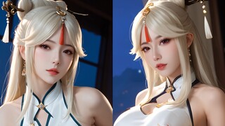 第105 106期：奥姑一字马 43P66MB 原神-凝光 128P