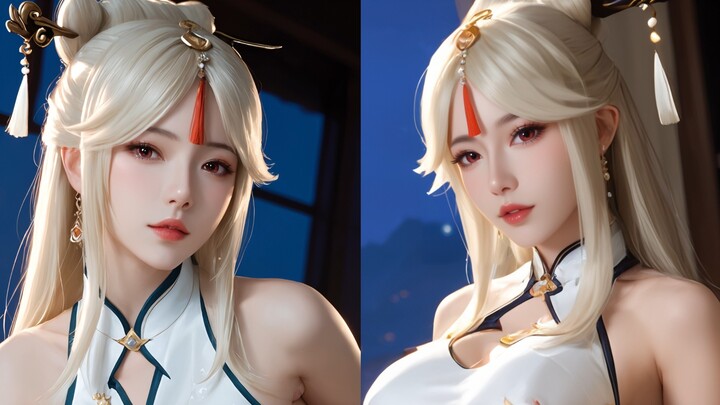 第105 106期：奥姑一字马 43P66MB 原神-凝光 128P