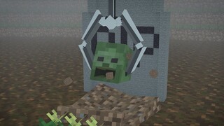 [Animasi patung pasir mc] Bagaimana makhluk Minecraft dilahirkan?