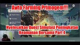 Awto Farming Primogem!!! Nyelesaikan Quest Simulasi Peningkatan Keamanan Bersama Part 4