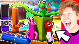 UNLOCKING *SECRET RAINBOW FRIENDS* In ROBLOX RAINBOW FRIENDS FIND THE MARKERS!? (ALL MARKERS!)