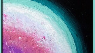 Girl Planet [ภาพสีน้ำมันพาสเทล]