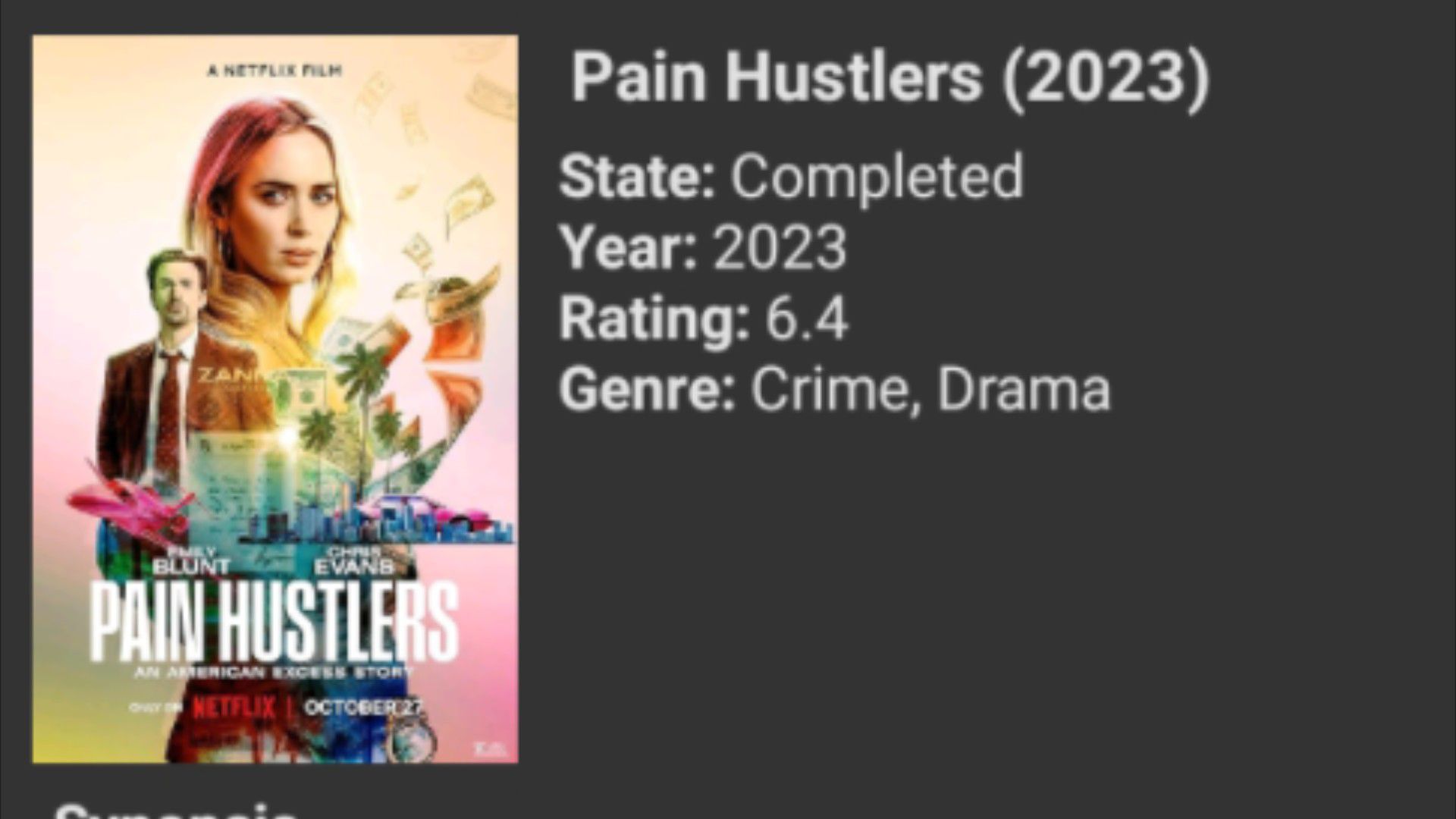 Pain Hustlers (2023) - IMDb