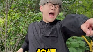 التقيت طالبًا جامعيًا يبيع منظر جبل جينشان تحت أشعة الشمس