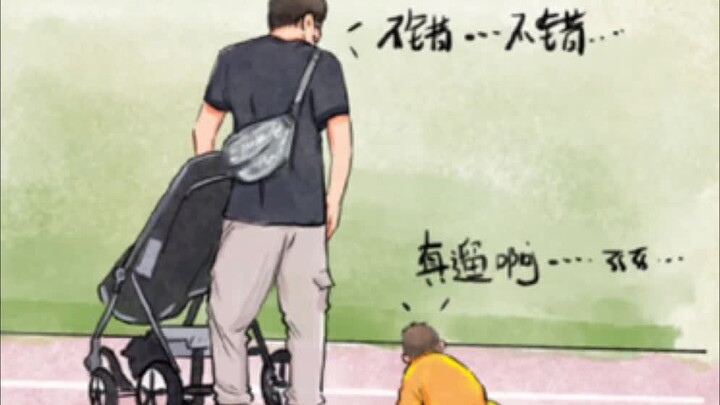 I told you to take the kid out for a walk, not to actually run off!!!
