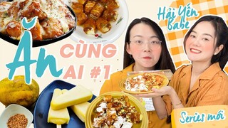 ĂN CÙNG AI #1 | Bà Hải Yến Babe phát cuồng vì món Kem cóc chấm muối ô mai 🤤😋
