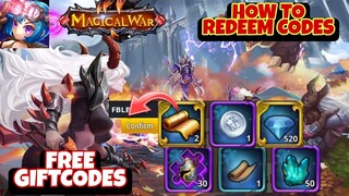 Magical War All Giftcodes - How to Redeem Codes // Magical War Free 3 Codes