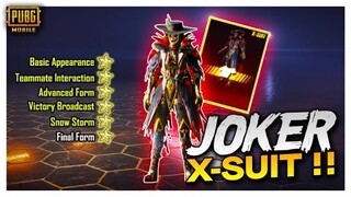 AKHIRNYA KELUAR SKIN X-SUIT JOKER TERBARU LEBIH BAGUS DARI PHARAOH !? AUTO GACHA NIH  - PUBG MOBILE