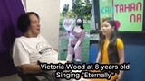 VICTORIA WOOD singing ETERNALLY  at 8 Years old super high note | See the difference now at 11