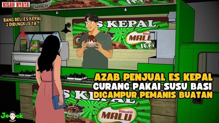 AZAB PENJUAL ES KEPAL CULAS PAKAI SUSU BASI DAN PEMANIS BUATAN   SINETRON AZ
