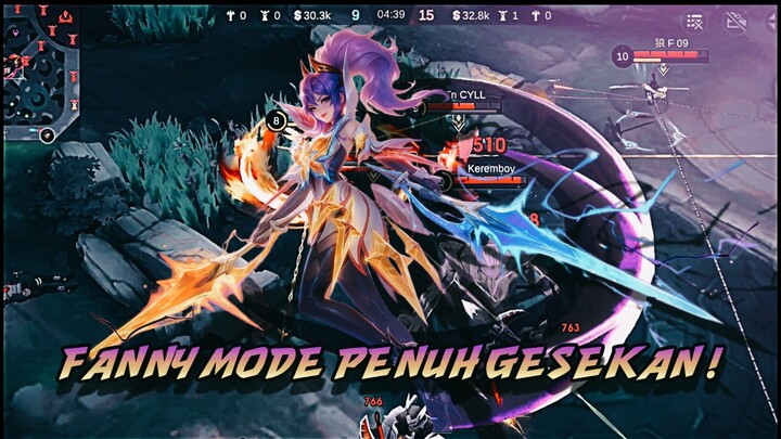 MODE FULL GESEK, LAWAN GA BISA NGIMBANGIN FANNY GUA ! || HIGHLIGHT FANNY - MLBB