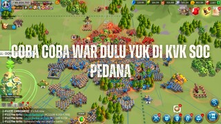 LIVE WAR KVK SOC PERDANA GA ADA SPEED UP GMANA WAR NYA COBA YUK