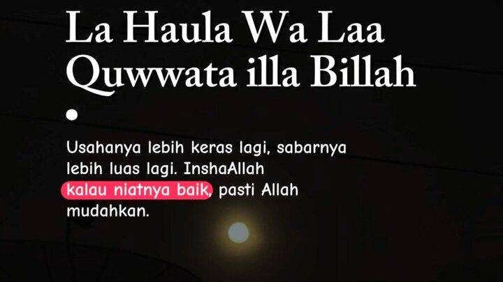 In Sya Allah, Allah Mudahkan