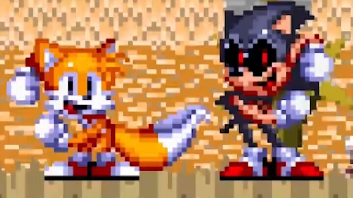 Tails dances with Sonic Lord