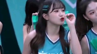South Korean cheerleaders show off their skills at the competition