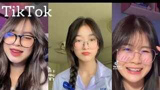 🍀TikTokรวมคลิปสาวแว่นน่ารักEP2🍓