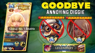 COUNTER ANNOYING DIGGIE! USE THIS CHEAT BUILD FOR BEATRIX!🔥BEATRIX BEST BUILD 2023!