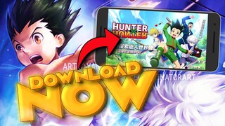 DOWNLOAD NOW!!! NEW HUNTER x HUNTER MOBILE GAME RELEASE´S TODAY!!