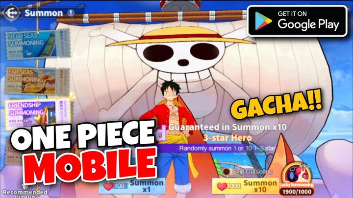 Pertama Kali Gacha Di Game One Piece Ini!!!