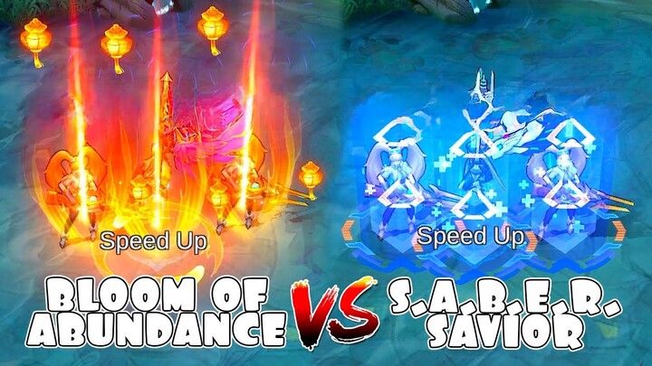 Rafaela Bloom of Abundance VS S.A.B.E.R. Savior Skin Comparison