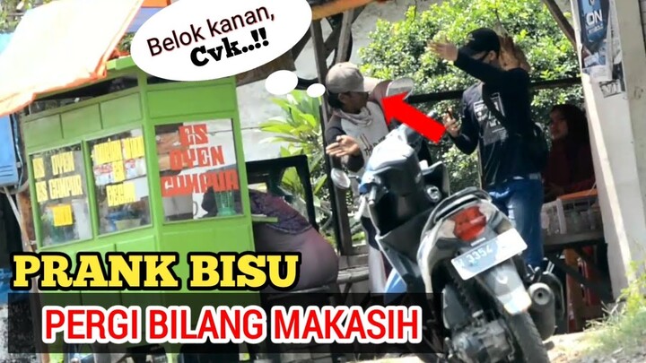 PRANK BISU NANYAIN ALAMAT PAS PERGI BILANG MAKASIH, NGAKAK 4G 😂😂 || PRANK INDONESIA | ANANG ICIKIWIR