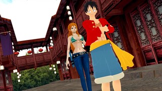 [MMD ONE PIECE] LUFFY & NAMI  QUARREL [No Subtitle] 🔥 🔥 🔥 || (+MOTION DL LINK)