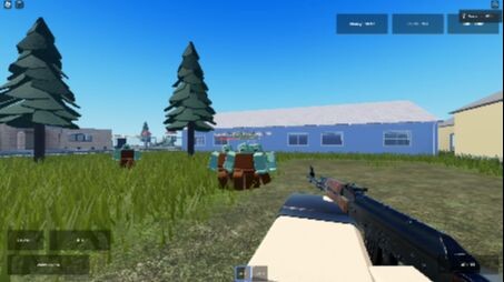 Guns vs Zombies [Prototype] Gameplay Roblox