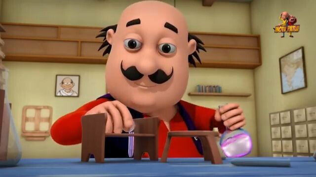 Motu Patlu को Challenge किया Pigeon ने _ Motu-Patlu Punjabi Dhamaka