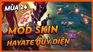 Mod Skin Hayate Quỷ Diện Mùa 24 Mới Nhất Full Hiệu Ứng Không Lỗi Mạng | Yugi Gaming