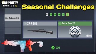 *NEW* HOW TO GET FREE SP-R 208? (Seasonal Challenge) | COD MOBILE