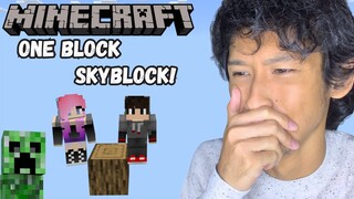 CREEPER PROBLEM! | ONE BLOCK SKYBLOCK SA MINECRAFT PE with a TWIST! #2