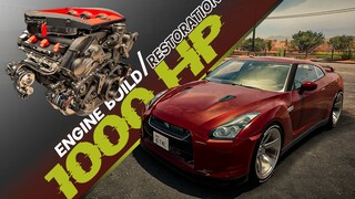1000 HP ENGINE | REBUILDING NISSAN GT-R R35 TWIN TURBO V6 | - Car Mechanic Simulator 2021