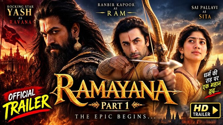 Ramayana part 1 official trailer. realase in 9 November 2026
